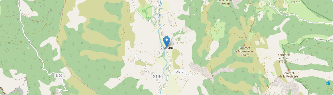 Clumanc - Carte