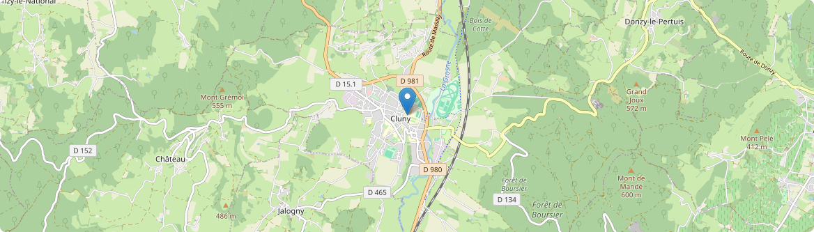 Cluny - Carte