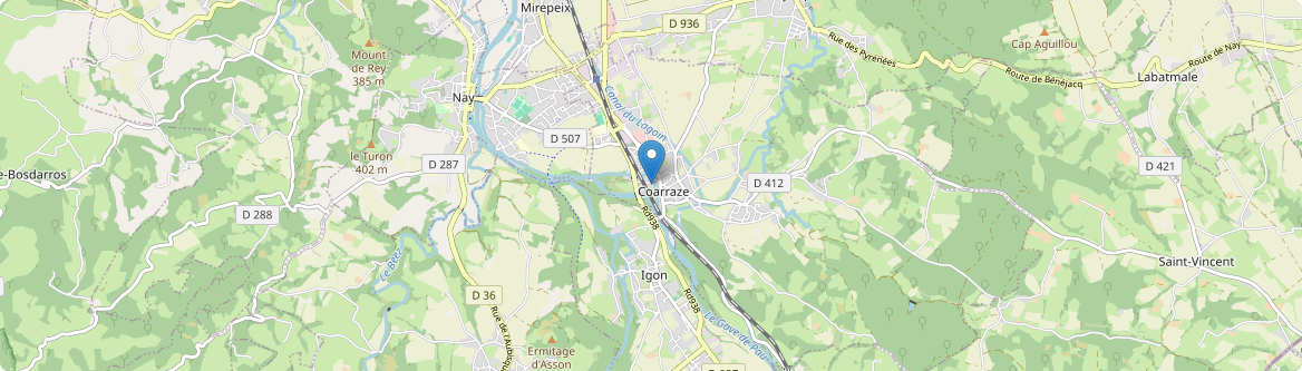 Coarraze - Carte