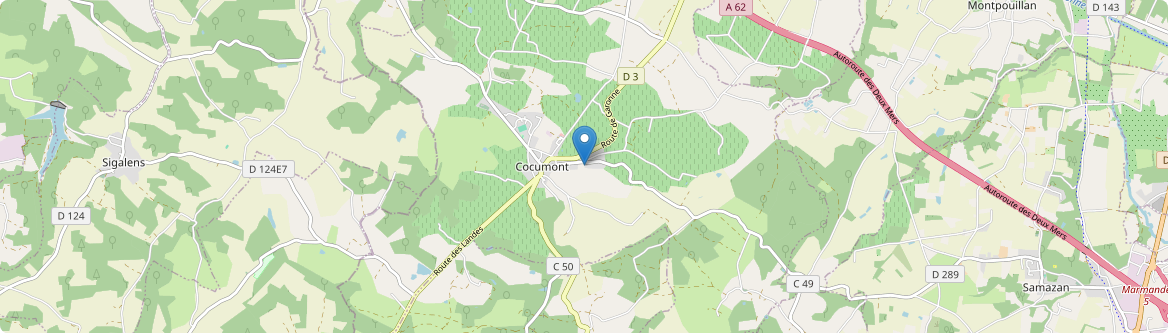 Cocumont - Carte