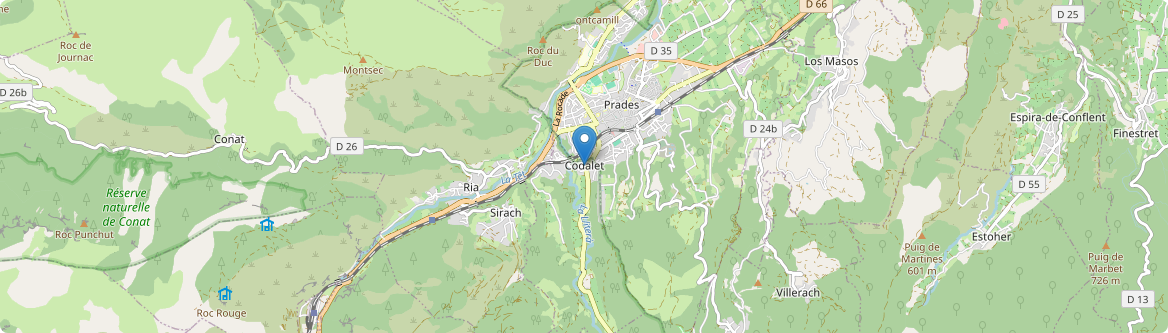 Codalet - Carte