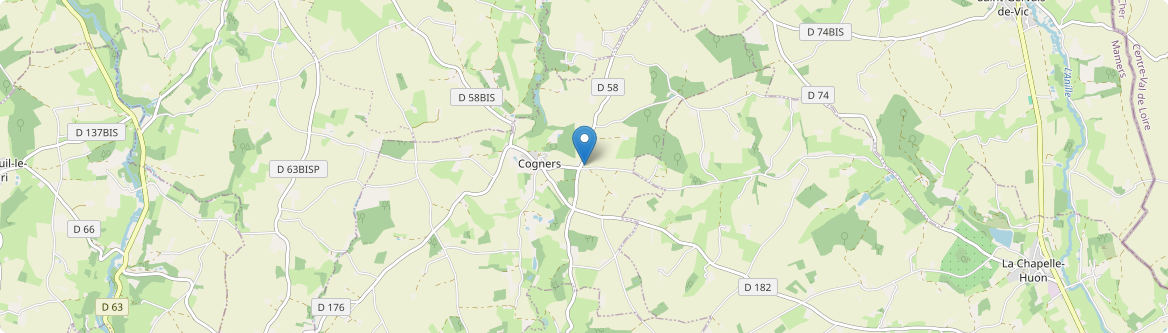 Cogners - Carte