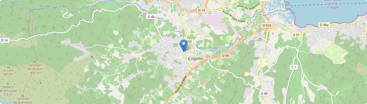 Cogolin - Carte