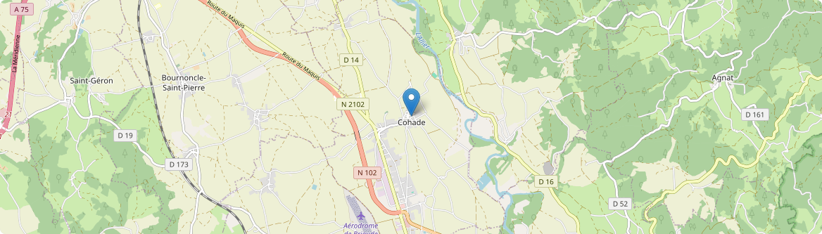 Cohade - Carte