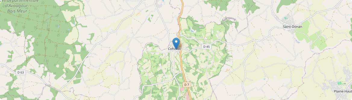 Cohiniac - Carte
