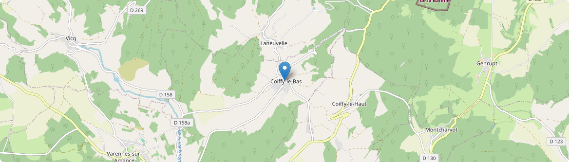 Coiffy-le-Bas - Carte