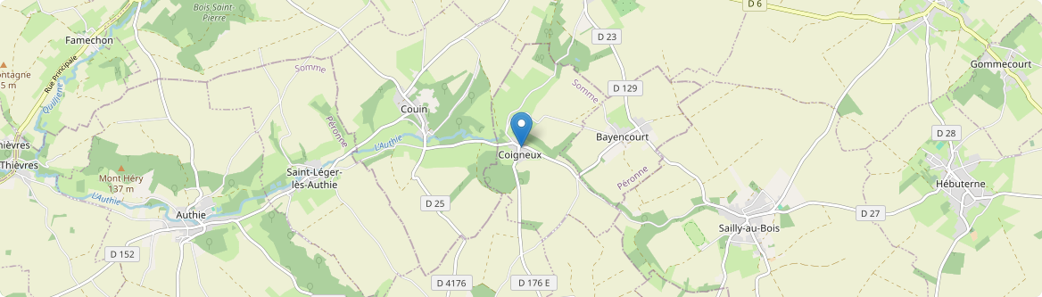 Coigneux - Carte