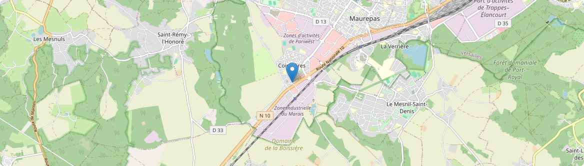 Coignières - Carte