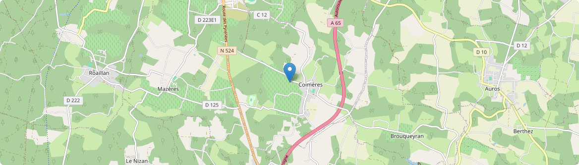 Coimères - Carte