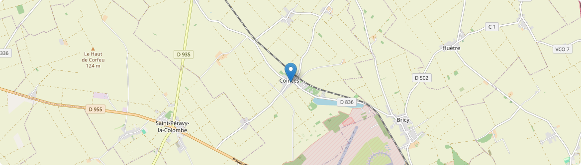 Coinces - Carte
