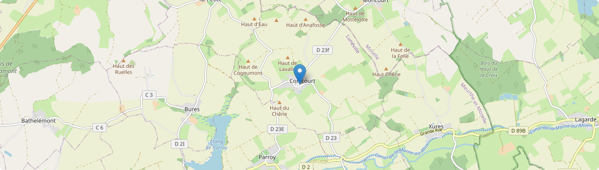 Coincourt - Carte