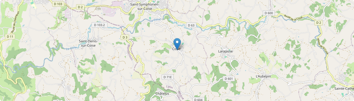 Coise - Carte