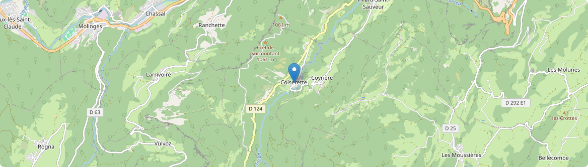 Coiserette - Carte