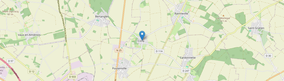 Coisy - Carte