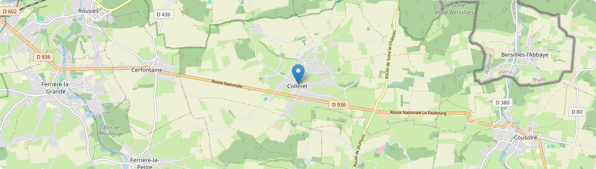 Colleret - Carte
