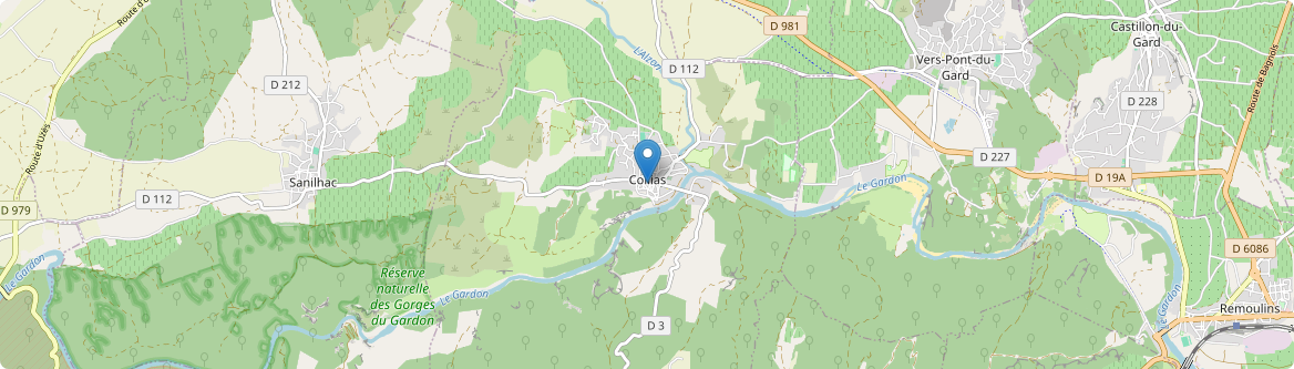 Collias - Carte