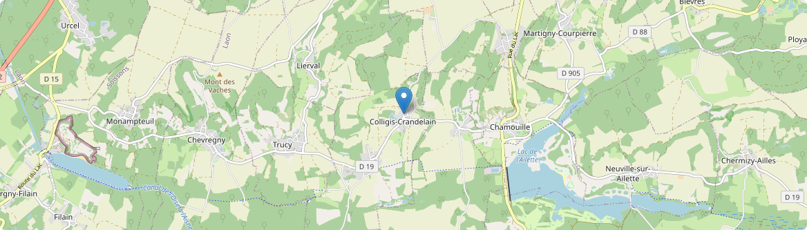 Colligis-Crandelain - Carte