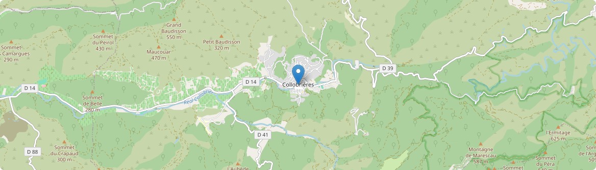 Collobrières - Carte