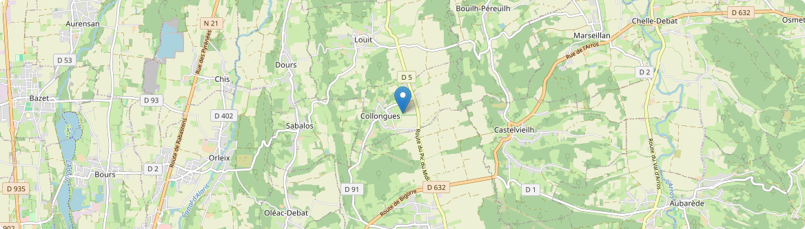 Collongues - Carte