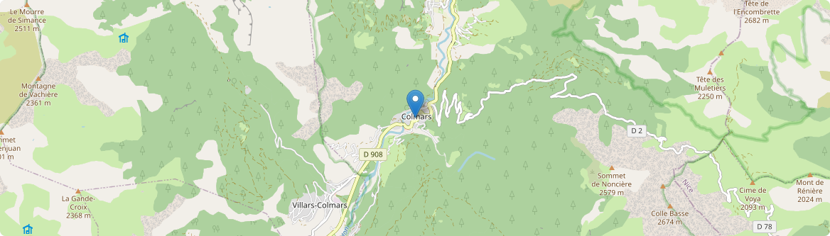 Colmars - Carte