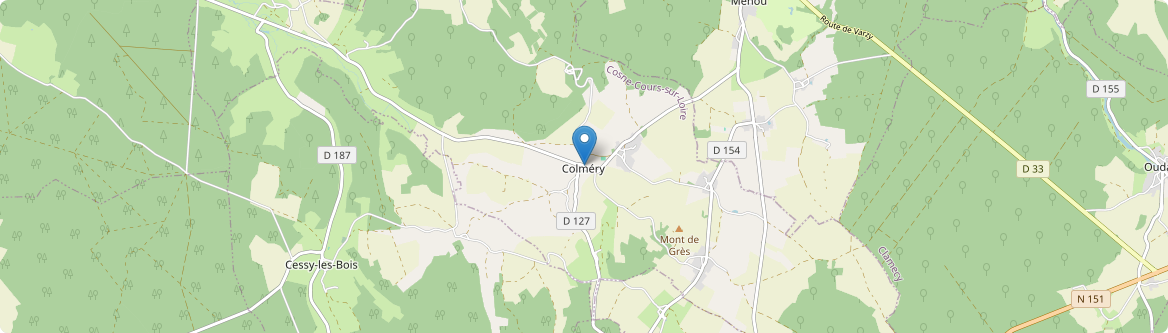 Colméry - Carte