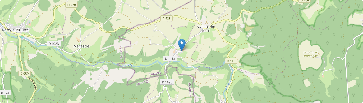 Colmier-le-Bas - Carte