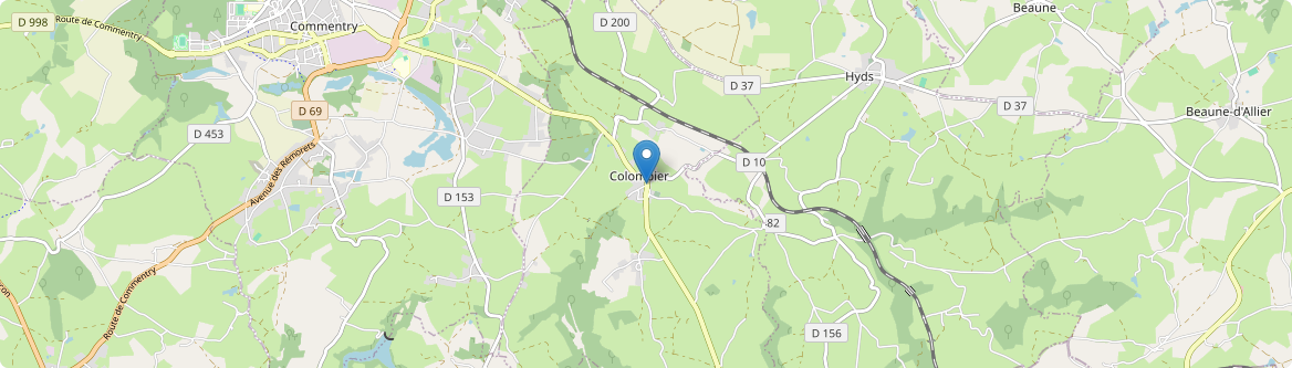 Colombier - Carte