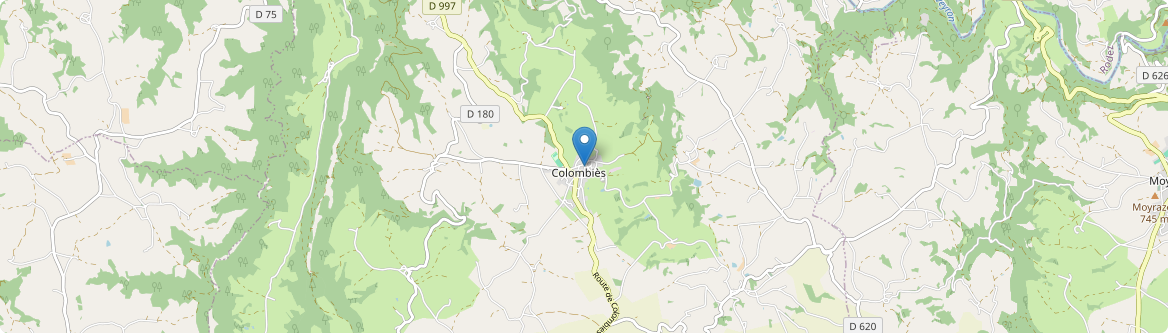 Colombiès - Carte