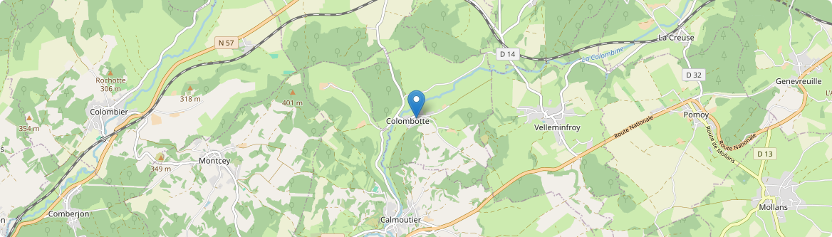 Colombotte - Carte