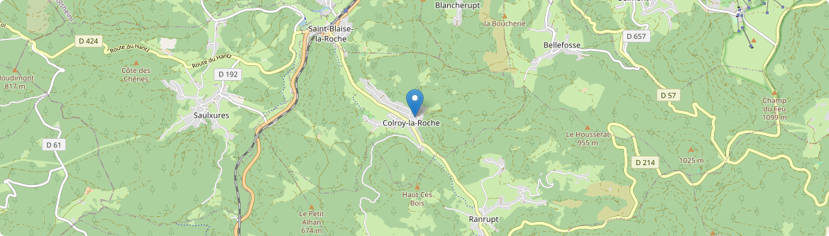 Colroy-la-Roche - Carte
