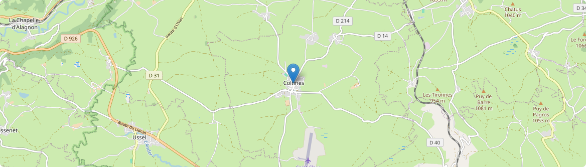 Coltines - Carte