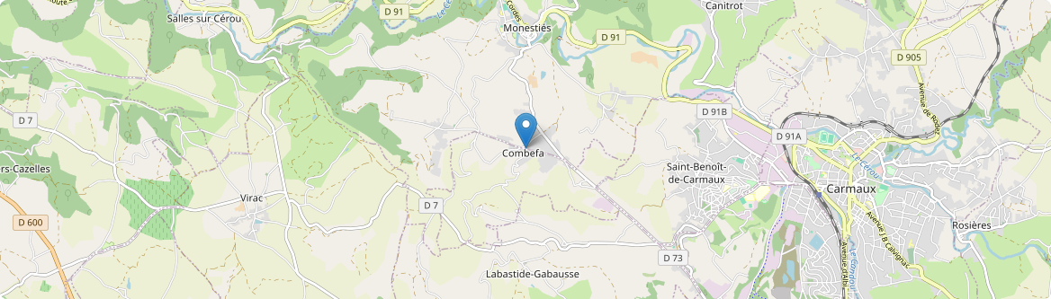 Combefa - Carte