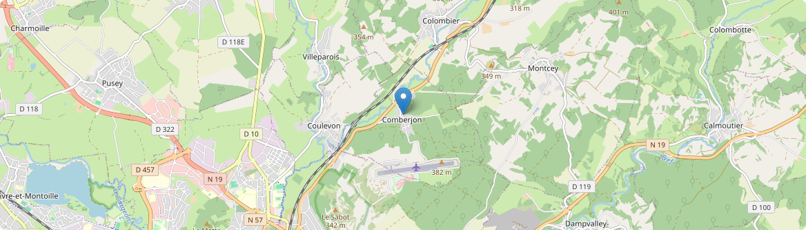 Comberjon - Carte