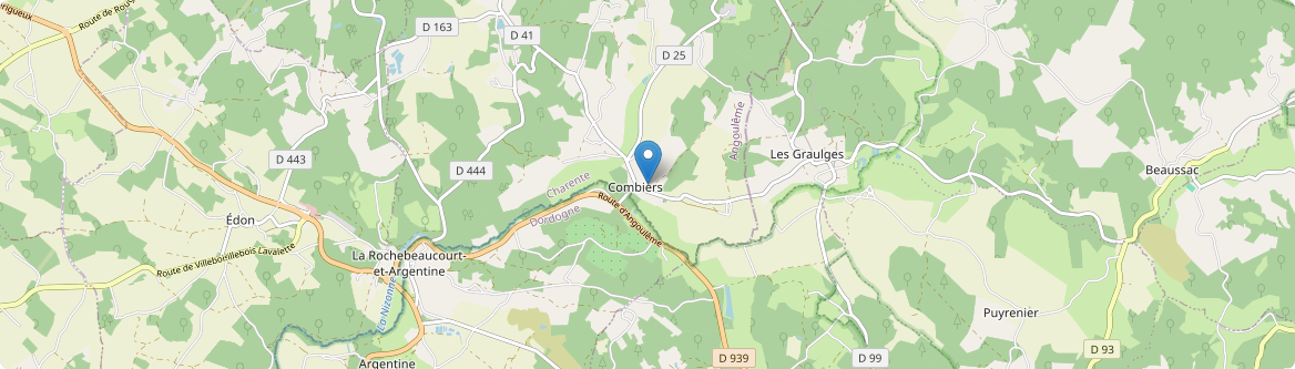 Combiers - Carte