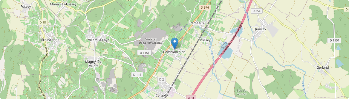 Comblanchien - Carte