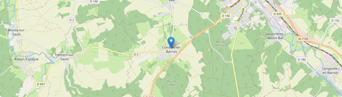Combles-en-Barrois - Carte