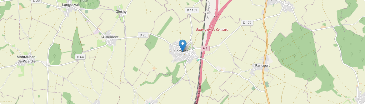 Combles - Carte
