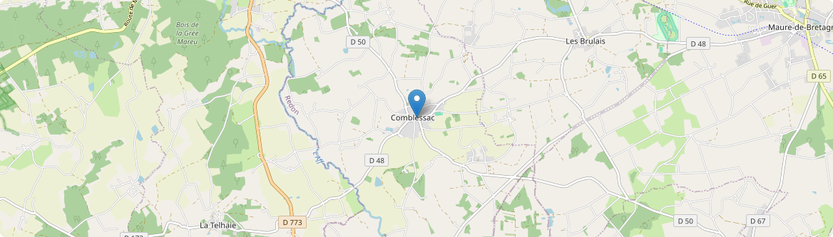 Comblessac - Carte