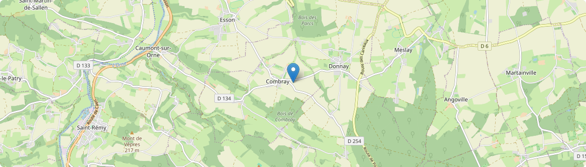 Combray - Carte