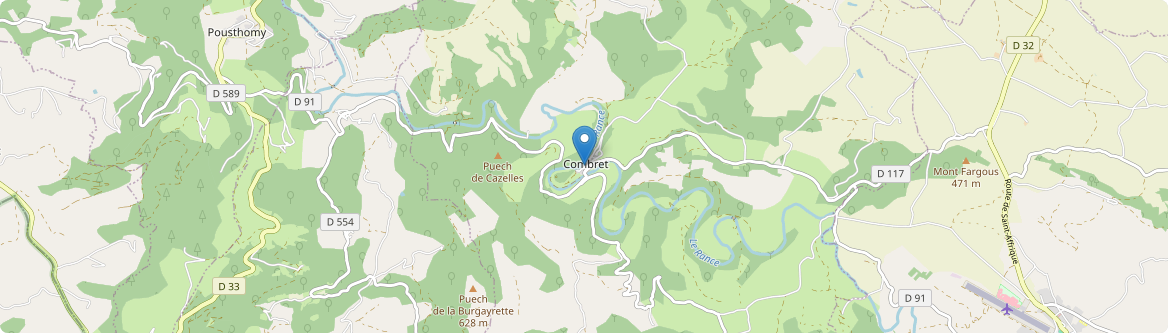 Combret - Carte
