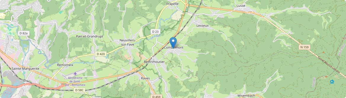 Combrimont - Carte