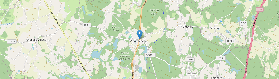Commenailles - Carte