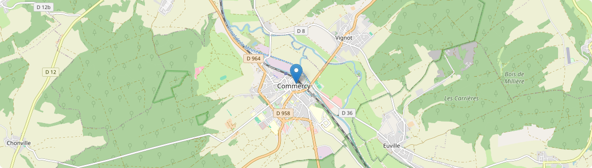 Commercy - Carte