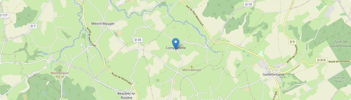 Compainville - Carte