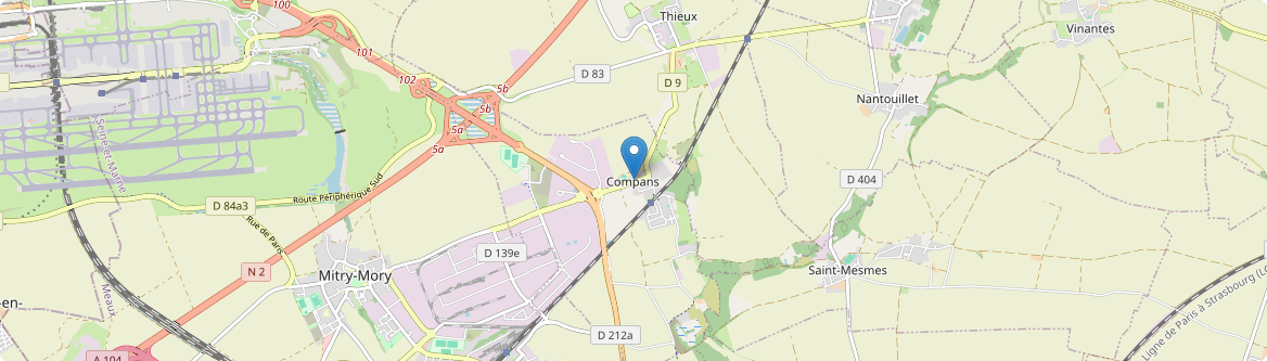 Compans - Carte