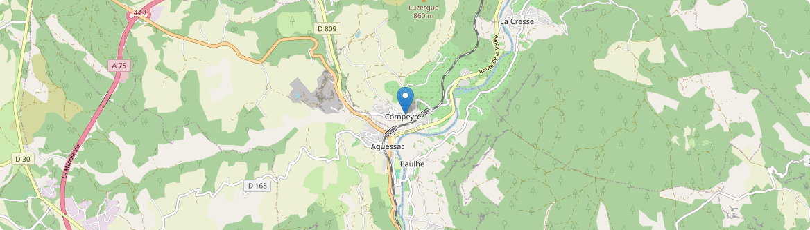 Compeyre - Carte