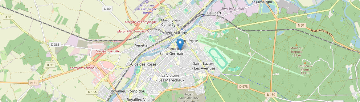 Compiègne - Carte