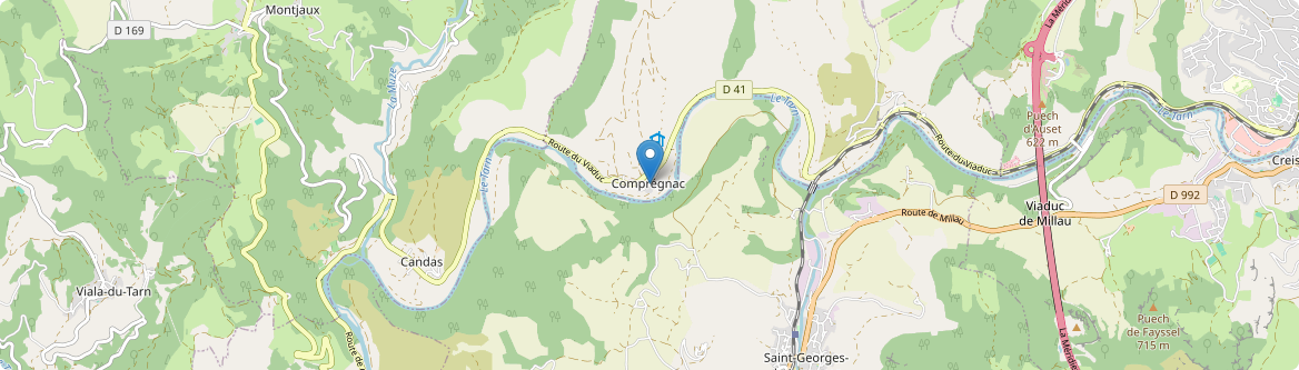 Comprégnac - Carte