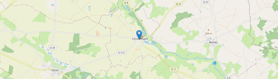 Concressault - Carte