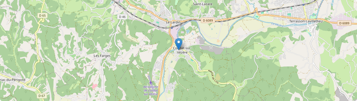 Condat-sur-Vézère - Carte
